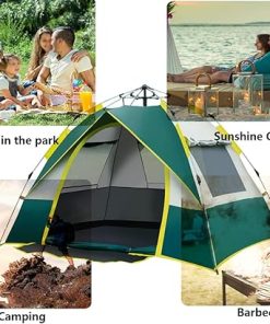 Lightweight Waterproof Pop Up Camping Tent for Family Outdoor Use 2