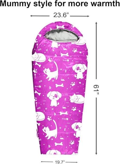Kids Sleeping Bag and Tent Set for Best Friends Sleepovers - Image 2