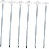 Wakauto 10 Pack Outdoor Camping Tent Stakes Long Steel Anchors 4
