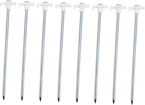 Heavy Duty Lengthened Tent Pegs 10Pcs for Outdoor Camping Stability