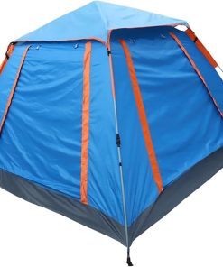 Large 5 Person Portable Camping Tent Oxford Fabric Weatherproof Outdoor