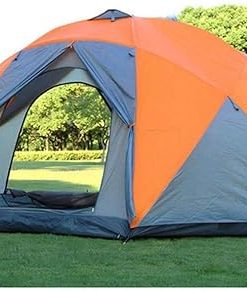 Windproof Waterproof Camping Tent for 7 People Double Layer 380x330cm 2