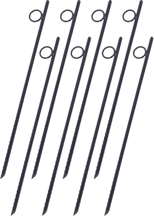 Heavy Duty 18 Inch Rebar Ground Stakes with Loop for Canopies - Image 2