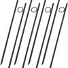 Durable 3/8″ x 18″ Steel Rebar Ground Stakes for Outdoor Stability