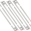 Milisten 20cm Metal Snow Stakes for Camping Tent Pegs and Ground Nails 4