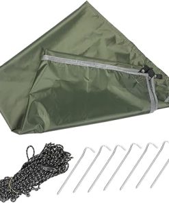 SUPVOX Waterproof Canvas Camping Tent for 3-5 Persons UV Protection