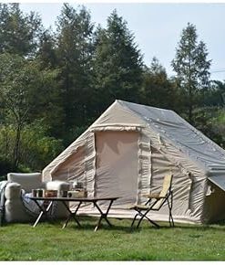 Inflatable Glamping Tent for 4-6 People | 4-Season Waterproof Air Tent