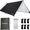 Ultralight Waterproof Tarp Hammock Rain Fly for Outdoor Activities