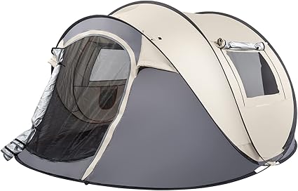 4 Person Pop Up Camping Tent Easy Setup for Outdoor Adventures 4 Person Pop Up Camping Tent Easy Setup for Outdoor Adventures