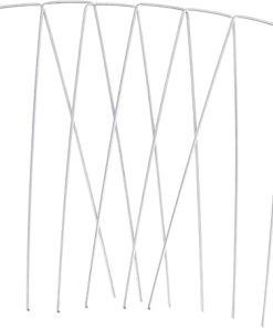 100pcs U-Shaped Metal Grass Stake Rods for Lawn and Garden Projects