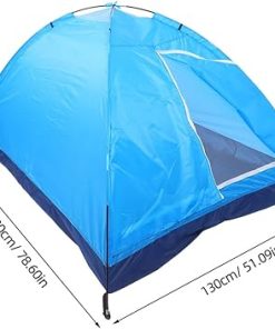 Weatherproof Comfortable Single Layer Beach Tent for Couples Camping 2