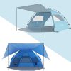 Camping Tent Footprint and Rechargeable Fan with LED for Outdoors 3