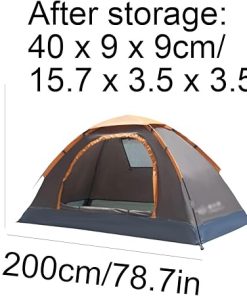Portable Single Person Tent Multifunctional Easy Setup Indoor Outdoor 2