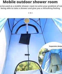 Portable Camping Toilet Kit and Changing Room with Carry Bag 2