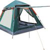 Large Play Tent for Kids with Washable Mat and Star Light Windows 4