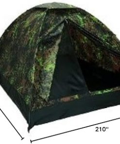 MIL-TEC 3-Man Igloo Tent Flecktarn Camo 83 x 83 x 51 CM 14215021 2