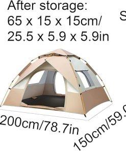 Portable Multi-Purpose Outdoor Camping Tent with Double Doors 2