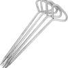 Durable Metal Tent Stakes Set of 4 for Camping and Outdoor Use