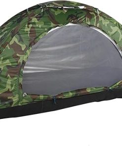 Camouflage 1 Person Dome Tent Portable UV Protection Waterproof