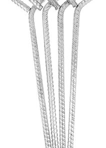Heavy Duty Metal Tent Pegs 4pcs Strong Stakes for Lawn Camping