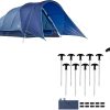 Timber Ridge 8 Person Camping Tent with 10 Tent Stakes Pack
