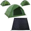 Lightweight 4-6 Person Yurt Tent UPF50+ Waterproof Glamping Tent 4