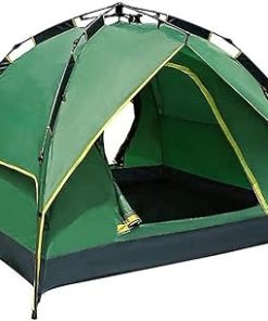 Double Layer Pop Up Tent for 3 to 4 Persons Waterproof and Ventilated