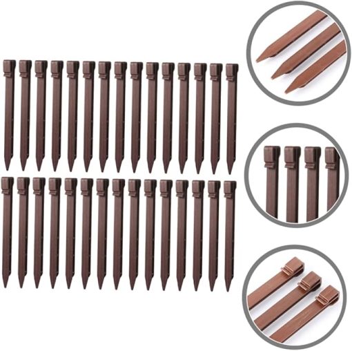 30 Pcs Plastic Ground Stakes for Gardening and Tent Fixing Outdoors - Image 2