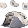 Gorich Beach Tent Sun Shelter with UV UPF50+ Protection for 3-4 People and Extra-Large Sandproof Waterproof Beach Blanket, Perfect for Camping, Travel, and Hiking (SkyRoyal, 10’x9′) 3