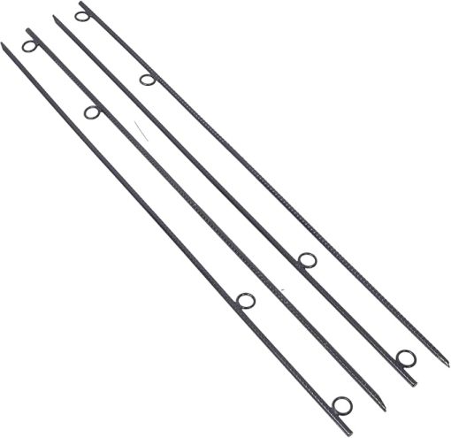 Durable 55.5 Inch Steel Rebar Stakes for Tents and Canopies Stability