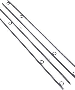 Heavy Duty Steel Rebar Stakes 5/8 Inch 55.5 Inch 4 Pack for Tents
