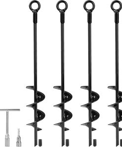 Heavy Duty Trampoline Stakes Kit for Tents and Canopies by LA VANE
