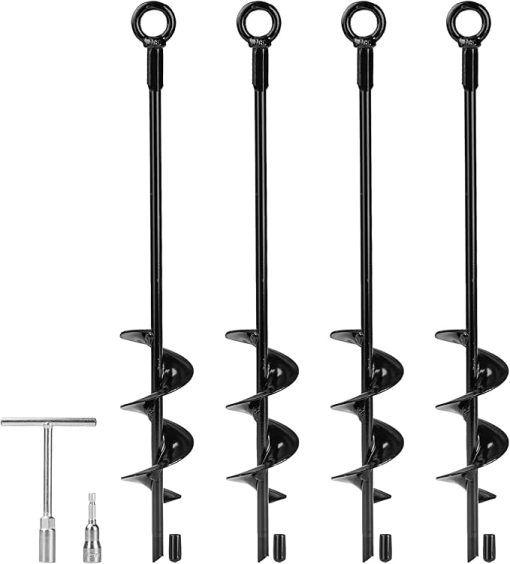 Heavy Duty Trampoline Stakes Kit for Tents and Canopies by LA VANE