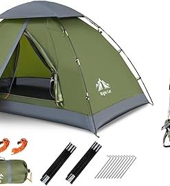Night Cat Upgraded Backpacking Tent and 70L Hiking Backpack Combo