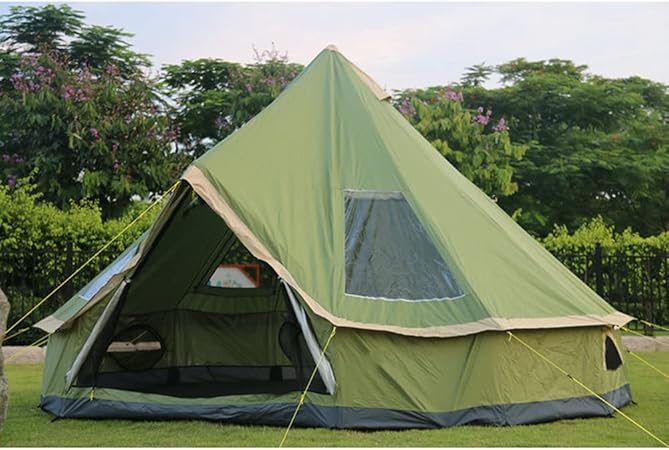 Pyramid Tent for 5-8 People Waterproof Family Camping Yurt Tent 2 Pyramid Tent for 5-8 People Waterproof Family Camping Yurt Tent - Image 2