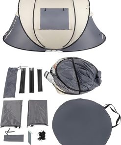 4 Person Pop Up Camping Tent Easy Setup for Outdoor Activities 2