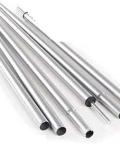 Tent Pole Support Frames Kit 2pcs Set 115cm Telescoping Camping Poles