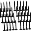 100 Pcs Durable Plastic Garden Ground Stakes for Plant Netting