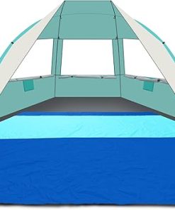 Gorich Portable Beach Tent for 3-6 People with UPF 50 UV Protection