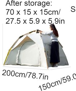 Automatic Pop-Up Camping Tent Portable Multi-Function Easy Setup 2