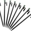 Heavy Duty Steel Tent Pegs and Stakes for Outdoor Use and Decorations