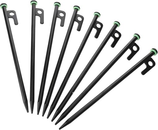 Heavy Duty Steel Tent Pegs and Stakes for Outdoor Use and Decorations