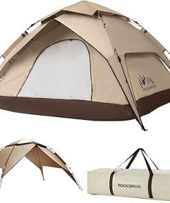 ROCKBROS Waterproof Camping Tent for 2-3 Persons Easy Setup Outdoor