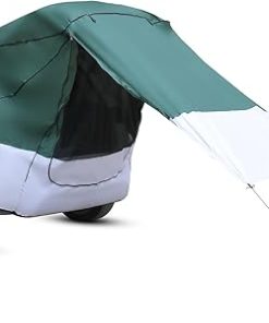 JCSD SUV Rear Tent for Camping Easy Setup Spacious Durable Green Gray 2
