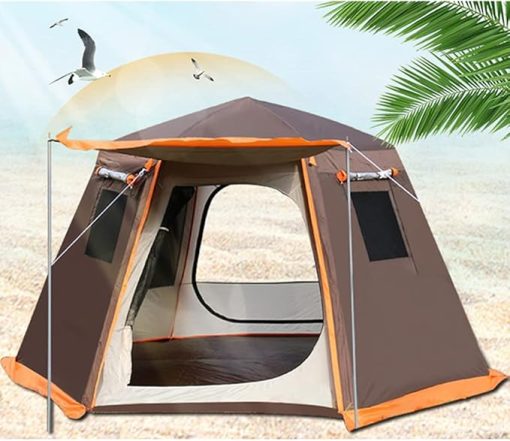 Beach Tent for 3-8 People Instant Sun Shelter Easy to Install Outdoors - Image 2