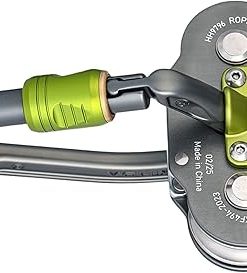 Durable Aluminum Climbing Carabiner with Quick Install Pulley
