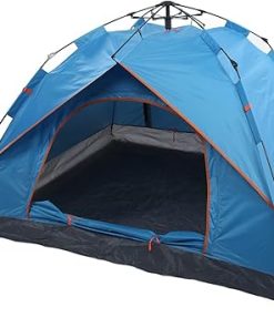 Dome Camping Tent for 3-4 People UV Windproof Family Beach Use