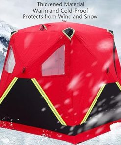 Ice Fishing Tent Camping Equipment for 2-3 People with Strong Stability 2