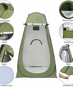 Portable Pop Up Privacy Shower Tent for Outdoor Camping Use 2