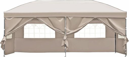 10x20 Outdoor Tent with Sandbags for 15-20 Persons UPF50 Sun Protection